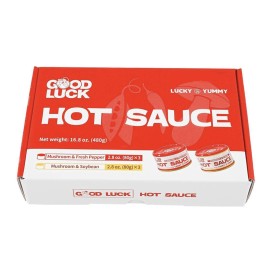 Good Luck Hot Sauce combo - 6 x 2.8 oz Jars (3x Fresh Pepper & 3x Soybean)