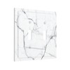 Lhdlnn White Marble Light Switch Cover Decorative Double Toggle Wall