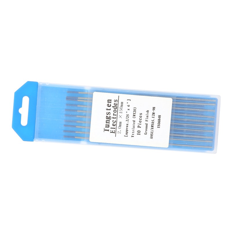 10pcs YttriumTungsten Electrodes WY20 Blue Tip for Tig Welding Machine