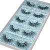 DYSILK Lashes Mink Lashes 5 Pairs 6D Eyelashes Extensions Kit