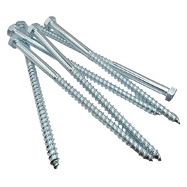 LLB 150mm M8 For Coach Screws Wood Hex Head Width 13mm Zinc Plated Sleeper Concrete Screw Hexagon Lag Half Thread Bolts Silver Long 6 inch x 0.3 inch (8mm x 150mm) Box of 4pcs