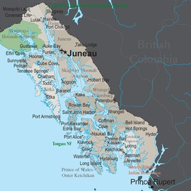 Alaska Push Pin Travel Map with Pins - Earth Toned - Solid Wood Brown Frame - 27.5 inches x 39.5 inches