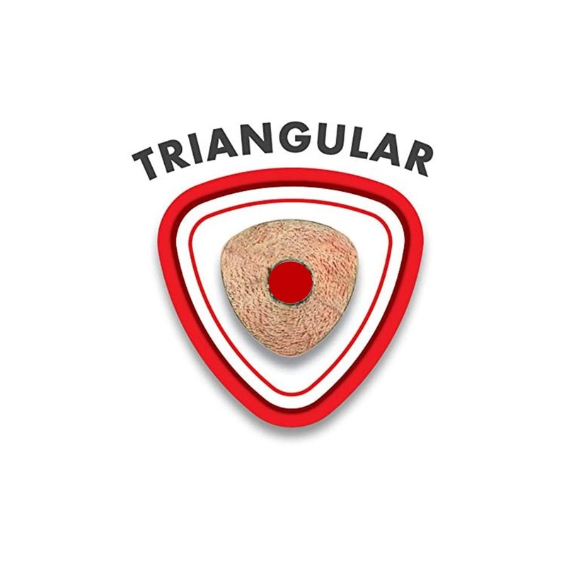 Lapices Triangulares de chequeo Norma Rojo paq.10 pzas