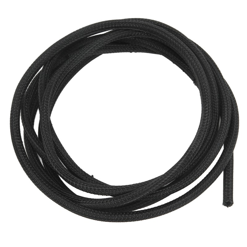 5mm/0.2in Black Cord Protector Self Wrapping Wire Loom High Temperature