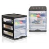 Hausfelder A6 Small Desk Drawer Cabinet 2 x Drawer System