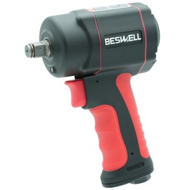 BESWELL-1/2" PRO level Stubby Size Jumbo Hammer Air Impact Wrench-BW-112F3N 1200N.M /885Ft.lbs Max Loosen torque
