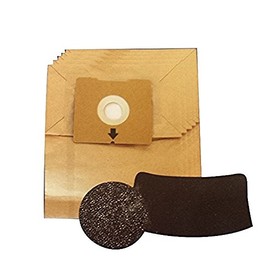 (5) Bissell Zing Cannister Vacuum Bags and (2) Filters Kit 4122 Series