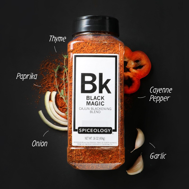 Spiceology – Black Magic Cajun Blackening Seasoning – Bold &