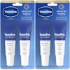 Vaseline Lip Therapy Fórmula avanzada 0.35 oz, Paquete de 4