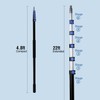 Lineslife Multi-Purpose 22ft Extension Pole, Lightweight Durable Aluminum Alloy Telescopic