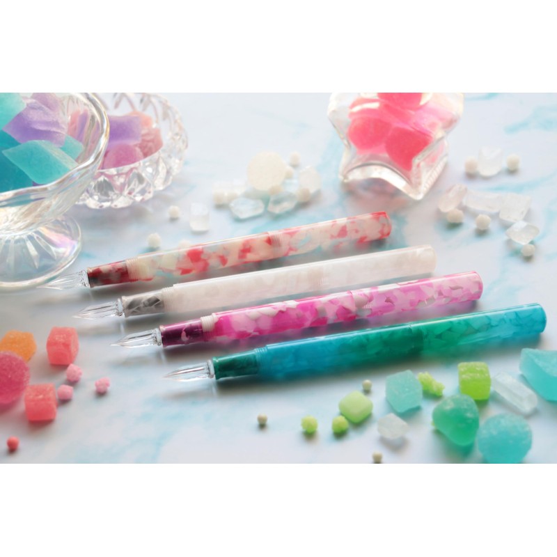 Teranishi Chemical Industry GLAAL-JR Guitar Glass Pen with Cap Aurora