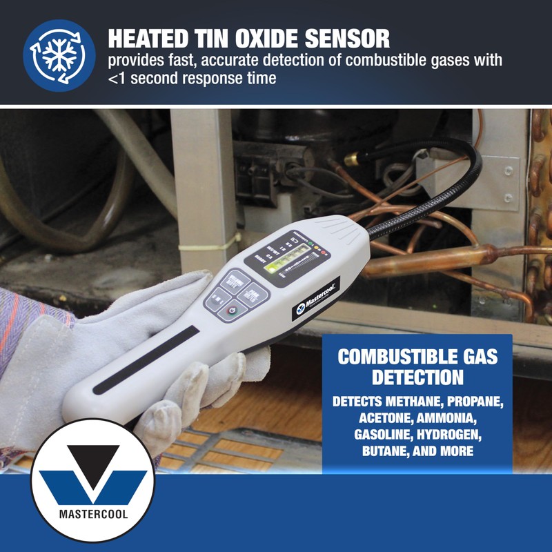 Mastercool 55975 Intellasense III Combustible Gas Leak Detector – Heated