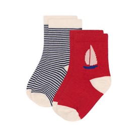 Petit Bateau Unisex Baby Pair Socks, Variant 1, 0-3 months