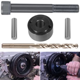 For LS LT Crank Pin Kit Crankshaft Damper Drill Pinning Fixture Tool For LS1 LS2 LS3 LT1 LQ4 LQ9 LSX LSA 5.3 6.0 Engine, CPK10SS Auto Repaire Tool