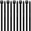Cable Ties Black, 100 Pack Zip Ties 12 inch Long,