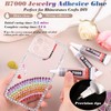 8500 PCS Flatback Rhinestones for Crafting and 3PCS B7000 Glue