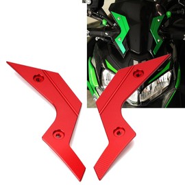 MOWOK for Kawasaki Z900 Z900SE Z 900 ABS 2020 2021 2022 2023 2024 Motorcycle Accessories Windshield Screen Decorative Windscreen Cover Plate (Red)