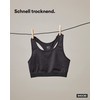 Snocks Women's Recycled Polyester Sports Bra Black Size XS-XL Medium
