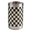 MACKENZIE-CHILDS Wine Bottle Cooler, Champagne and Wine Ice Bucket, Black-and-White