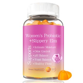 HAIION Her Juicy Feminine Probiotics Gummies, Supports Women's Health - Ph Balance, Healthy Odor, Supports Gut Immune Health, Pineapple Flavor-60 Gummies