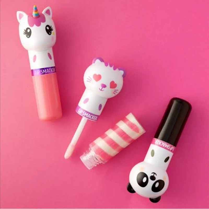 Lip Smacker 3 Piezas Lippy Pals Unicornio Panda Gato