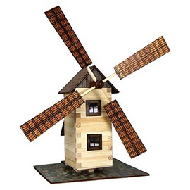 Walachia 8594036430150 – 1/LGB Gauge Model Railway Windmill Wood Model Kit 1: 32