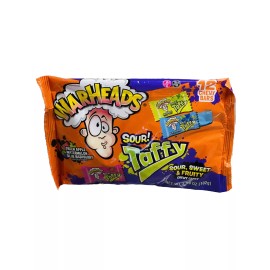 Warheads Sour Taffy Sweet Fruity Chewy Candy 3.59oz 12 Individual Bars See Below