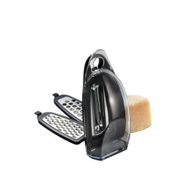 Simposh Palm Grater | Citrus Lemon Zester, Small Cheese Grater with Container | Hand Grater | Small Grater Zester for Orange Lemon Lime | Peeler for Vegetable Fruit | Graters for Kitchen Handheld