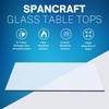 Spancraft 18" X 54" Rectangle Glass Table Top 1/2" Thick
