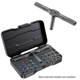 24 in 1 Magnetic Screwdriver Set, MultifunctionalScrewdriver Tools Set with Detachable T-shapedRatchet Handle,Household Maintenance ToolBox Set, Tools for Mechanics