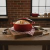 Trustmade 4.5 QT Cast Iron Dutch Oven, Enamel Coated Cookware