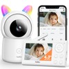 Baby Monitor, 4.3" Video Baby Monitor with 1080P Camera, Smart