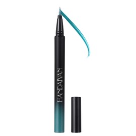 DekRion Liquid Eyeliner Pen - Waterproof, Long-lasting, Metallic, Easy To Use - White, Black, Red, Brown, Purple, Sky Blue