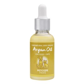 PETCODE PAWS Premium Organic Argan Oil for Dogs and Cats - Natural Moisturizer for Healthy Fur - Dog Itch Relief Supports for Hair Health - Soothe Itching, and Allergies With Moisturizer - 1 FL Oz x 2