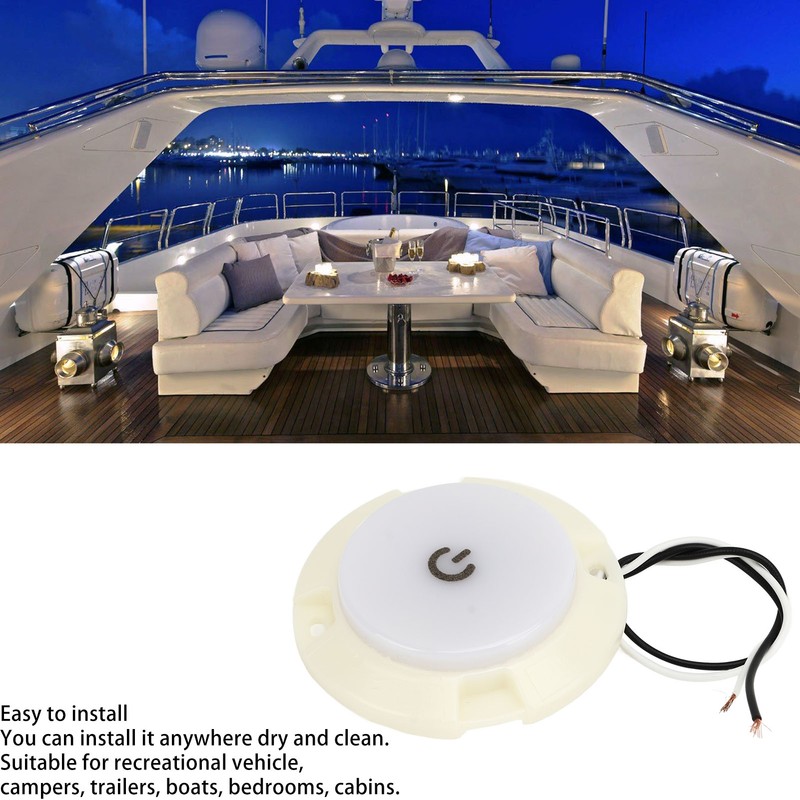 Car Reading Light 2.8inch 24V Touch Button LED Lighting Automobile