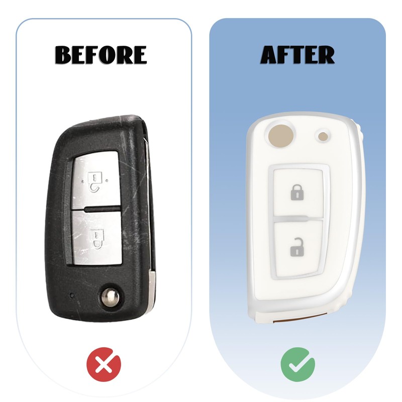 OFF WE GO Car Key Case Key Cover for Nissan