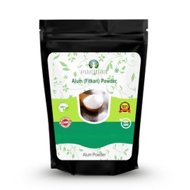 AYURVEDASHREE Alum Powder 100 Gm | Food Grade | Granulated Powdered Alum | Food Preservative Preserving Pickles | phitkari | Fitkari |