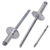 SKIR'CO (Pack of 300) Large Flange Aluminium Blind Rivets 4.0