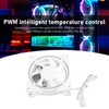 80mm Case Fan, 4Pin PWM Silent PC Fans, MFDB Dynamic