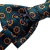 Bowties.jp bd465 Green Flower Emblem Bow Tie Bowtie Simple Installation