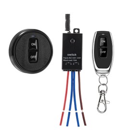 dstfuy Wireless Switch,110V/120V/240V /10A Relay No Wiring,Magnetic Multi Way Mini Remote Switch for Lights,328FT Long Range for Household Appliances,Ceiling Lights.