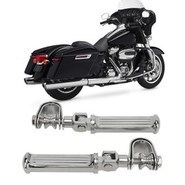 Motorcycle Highway Footrests, Motorcycle Foot Pegs Aluminium Alloy 25mm to 32mm Universal Footrest Highway Footrests, Foot Pedal Mount, Engine Crash Bar Footrest