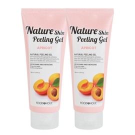 (1+1) Foodaholic Nature Skin Peeling Gel Apricot 150ml/Mild Peeling Gommage / (1+1)푸드어홀릭 네이처스킨 필링젤 살구 150ml마일드필링 고마쥬
