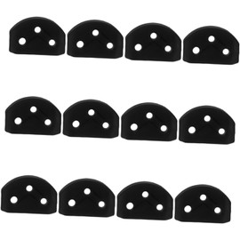 12 Piezas de Cuentas de Puente de Guitarra de Goma para Guitarra Clásica Diseño de 3 Agujeros, Fijación Segura y Mejora de Calidad de Sonido para Presentaciones Musicales