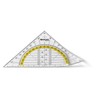 Westcott E-10132 00-I Geometry Triangle Plastic Shatterproof 14 cm Pack