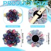 Sadnyy 150 Pcs Dog Flower Bow Collar Bulk Spring Multi-Color