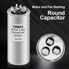 45+5 MFD Capacitor 45/5 uf ±6% 370V or 440V Dual