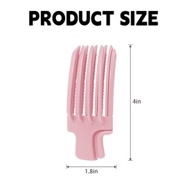 2Pack Hair Volume Clips with Handle ，Volume Hair Clips for Fluffy Bangs, Easy High Crown Volumizing Hair Clips for Women，Root Clips for Curly Hair Volume Tool. (News Black, normal)