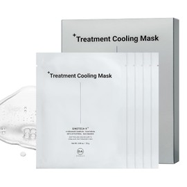 DA EFFECT Máscara de tratamiento refrescante, mascarilla calmante para cuidado después del sol, piel sensible estresada, cuidado de barrera posterior al tratamiento, mascarilla de gel calmante e hidratante, 0.88 oz x 5 hojas