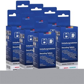 Bosch TCZ6002 descaling tablets for fully automatic coffee machines, pack of 7